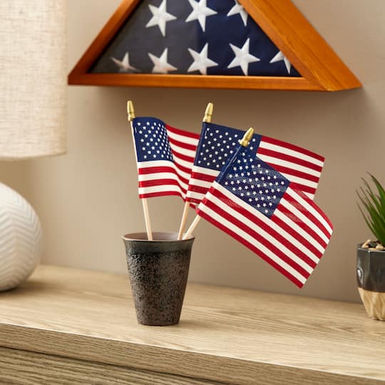 20 Packs: 4 ct. (80 total) Valley Forge® Small American Flags